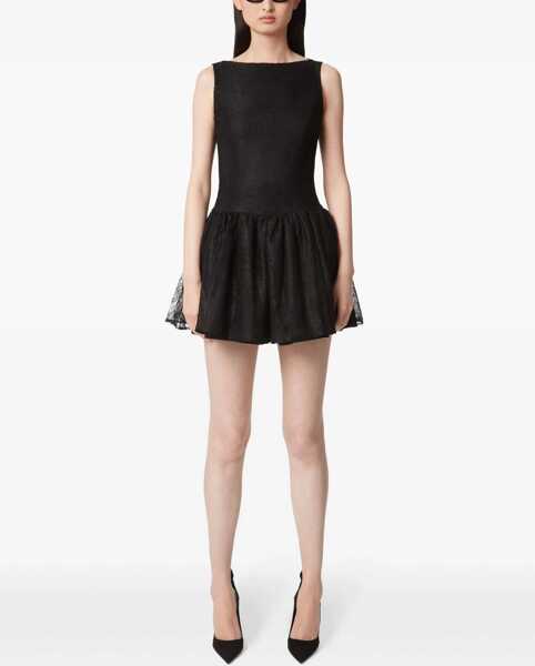 Rochii casual Nina Ricci Mini Dress With Peplum Skirt BLACK Femei (BM 17276200) 2