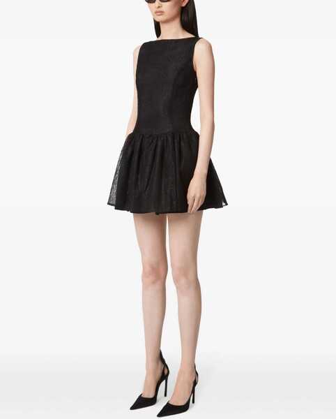 Rochii casual Nina Ricci Mini Dress With Peplum Skirt BLACK Femei (BM 17276200) 3