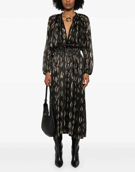 Rochii casual Isabel Marant Sana Long Dress BLACK Femei (BM 17276224) 2
