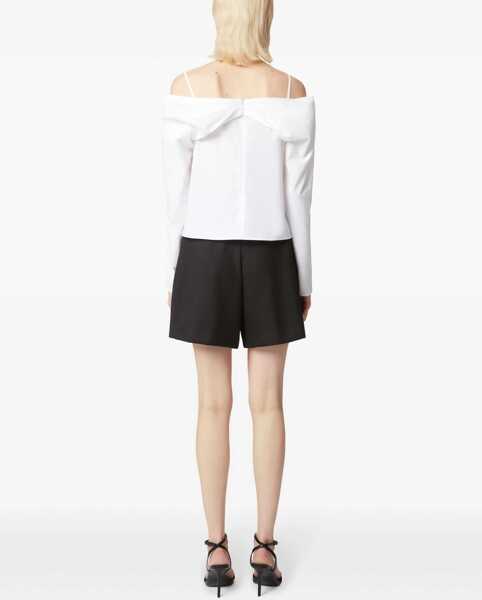 Bluze Nina Ricci Off-Shoulder Shirt WHITE Femei (BM 17276284) 4