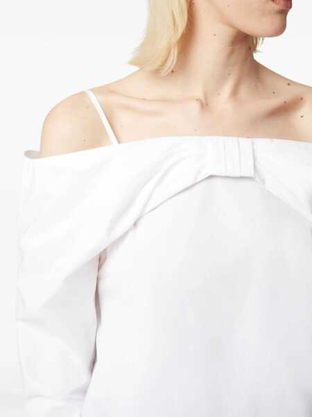 Bluze Nina Ricci Off-Shoulder Shirt WHITE Femei (BM 17276284) 5