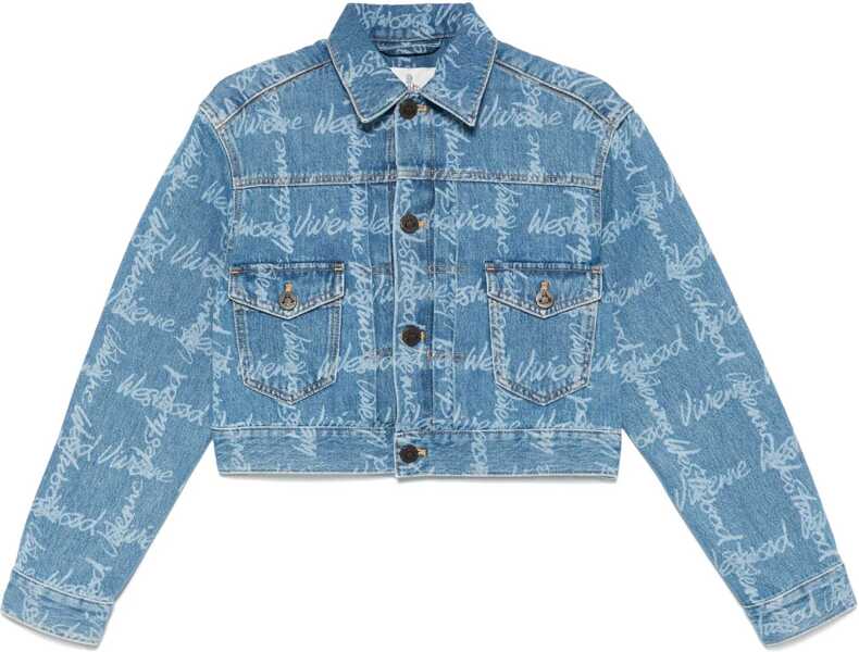 Sacouri office Vivienne Westwood Cropped Jacket Marlene DENIM Femei (BM 17276290) 1