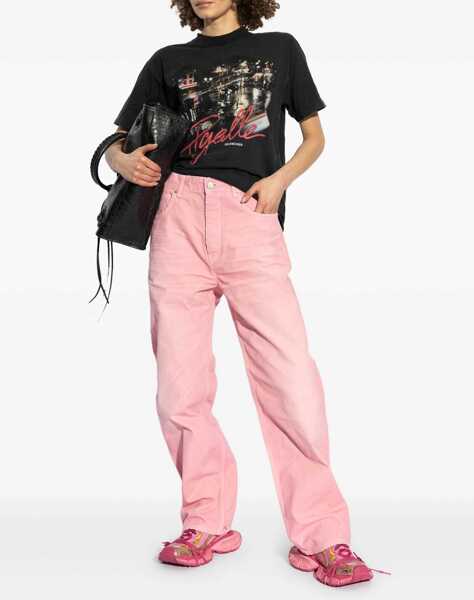 Tricouri Balenciaga Pigalle T-Shirt BLACK Femei (BM 17276527) 2