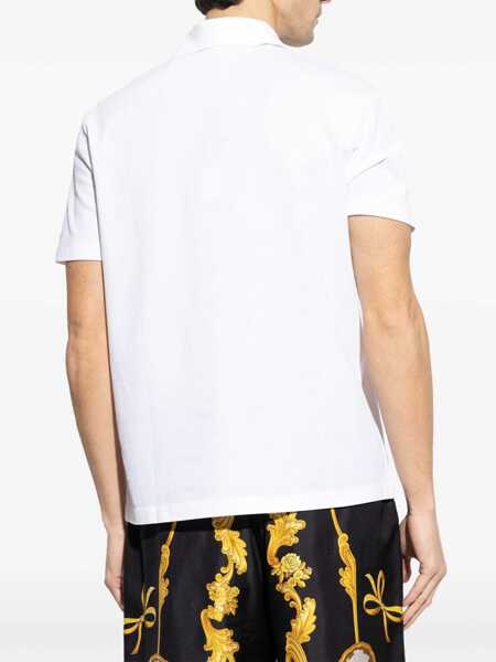 Tricouri Polo Versace Versace Polo WHITE Barbati (BM 17278509) 4