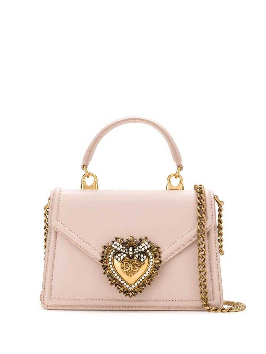 Genti de mana Dolce & Gabbana Dolce & Gabbana Small Devotion Tote Bag Beige Femei (BM 17279505) 1