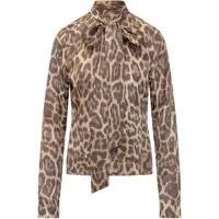 Bluze Stella McCartney Leopard Print Blouse Femei