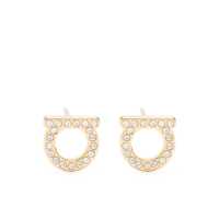 Cercei Salvatore Ferragamo Gold Brass Earrings Femei