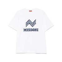 Tricouri Missoni Crew-Neck Cotton T-Shirt Barbati