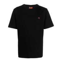 Tricouri Missoni Cotton T-Shirt With Logo Embroidery Barbati