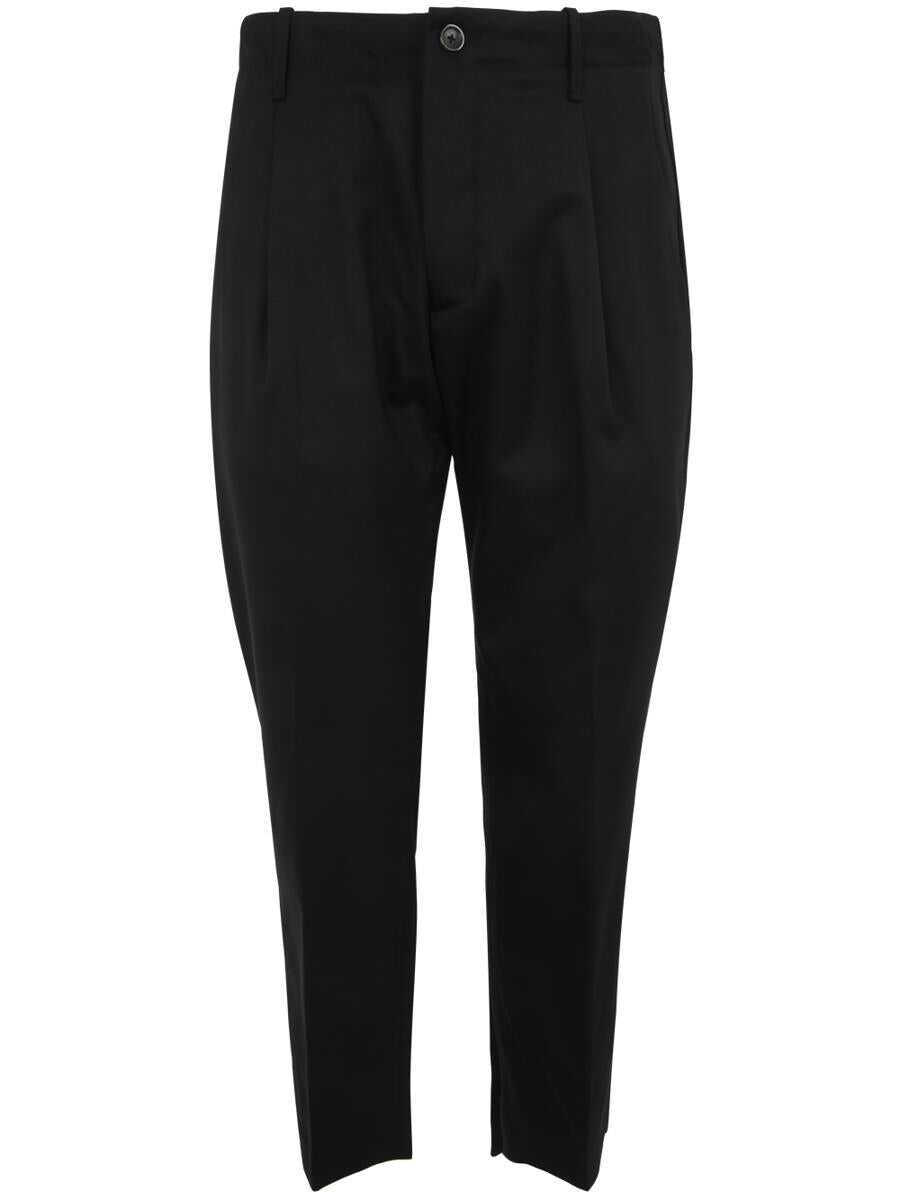 Pantaloni Nine in the morning Nine In The Morning Stretch Pants With Pences Clothing Black Barbati (BM 17280912) 1