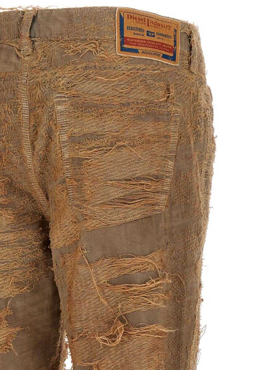 Blugi Diesel Diesel 1992 D-Jiann 007Az Jeans BROWN Femei (BM 17280945) 4