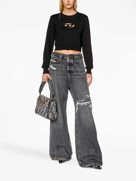 Pulovere Diesel Diesel Sweatshirt F-Slimmy-Od Black Femei (BM 17280975) 2