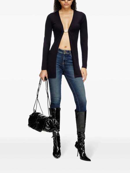 Pulovere Diesel Diesel M-Pierry-Long Jersey Black Femei (BM 17281008) 2