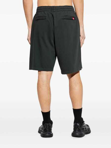 Pantaloni Diesel Diesel P-Tain-Mesh Short Pants Black Barbati (BM 17281044) 4