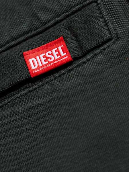 Pantaloni Diesel Diesel P-Tain-Mesh Short Pants Black Barbati (BM 17281044) 5
