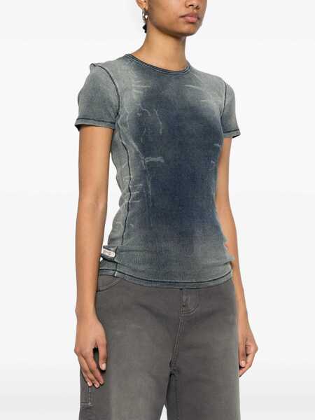 Tricouri Diesel Diesel T-Shirt Hans BLUE Femei (BM 17281068) 3