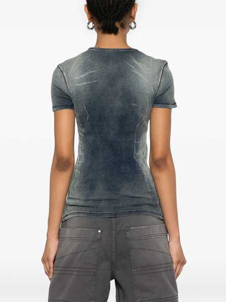 Tricouri Diesel Diesel T-Shirt Hans BLUE Femei (BM 17281068) 4