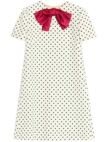 Rochii Valentino Garavani Valentino Garavani Dotted Mini Dress Beige Femei (BM 17281962) 1