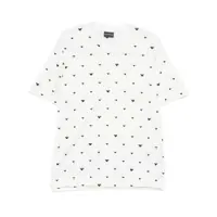 Tricouri Emporio Armani Allover Logo T-Shirt Barbati