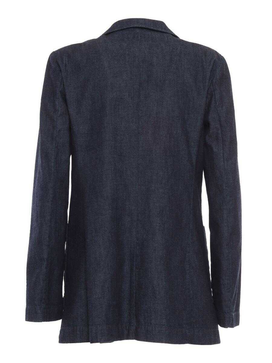 Geci Aspesi Aspesi Jacket BLUE Femei (BM 17282949) 2