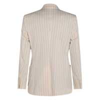 Sacouri Dolce & Gabbana pentru Barbati - Sacouri Dolce & Gabbana Dolce & Gabbana Cream Cotton Blazer WHITE Barbati (BM 17282970) - B-mall.ro
