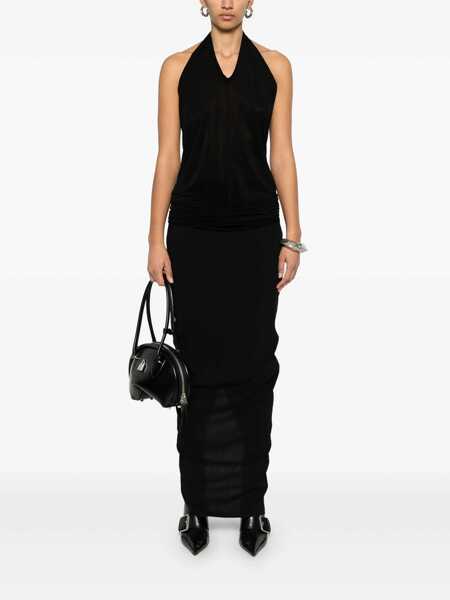Fuste Rick Owens Rick Owens Soft Pillar Maxi Skirt Black Femei (BM 17285325) 2