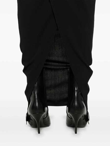 Fuste Rick Owens Rick Owens Soft Pillar Maxi Skirt Black Femei (BM 17285325) 5