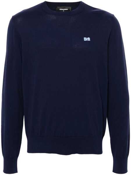 Pulovere DSQUARED2 DSQUARED2 Sweater BLUE Barbati (BM 17285523) 1