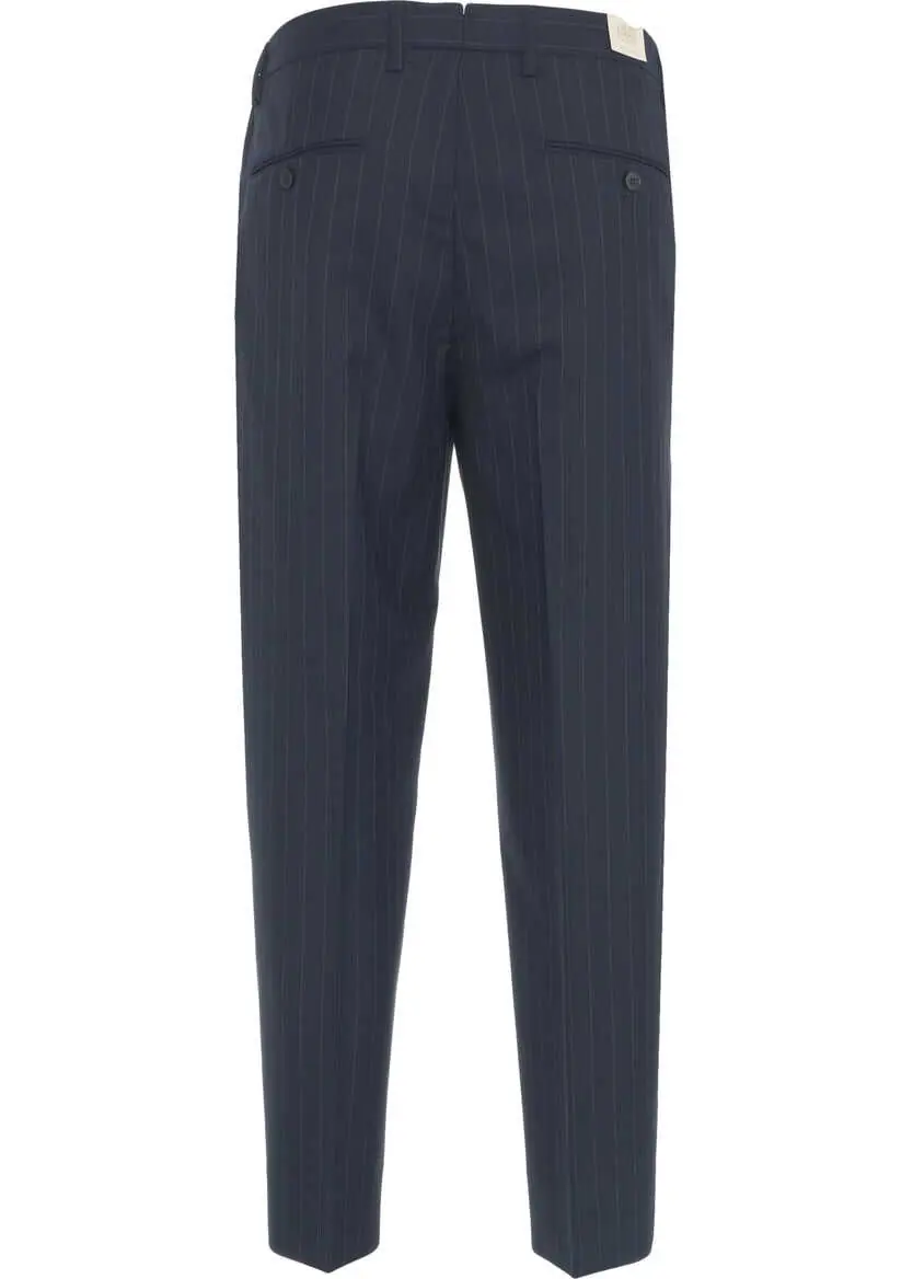 Pantaloni casual Briglia Pinstripe pants Bricklanes Blue Barbati (BM 17286883) 3