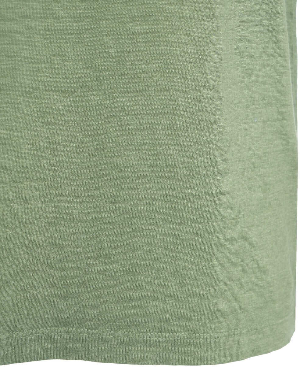 Tricouri Daniele Fiesoli Linen t-shirt Green Barbati (BM 17286901) 4