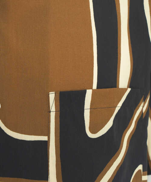 Camasi casual Portuguese Tencel shirt with print Brown Barbati (BM 17286961) 4