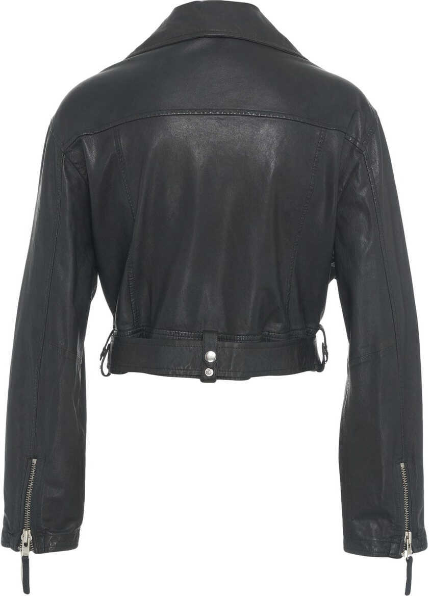 Geci biker Bully Leather biker jacket Black Femei (BM 17286979) 3
