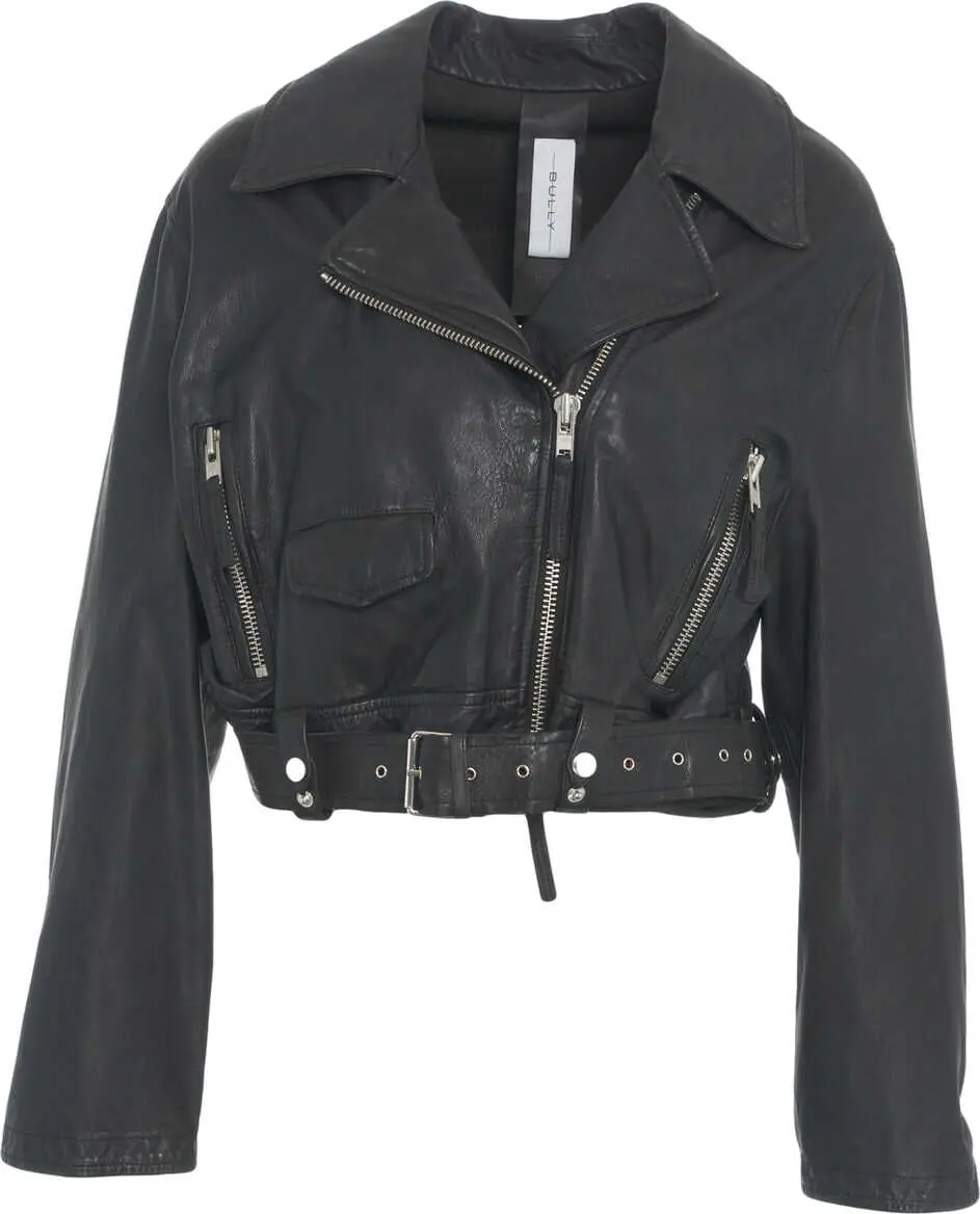 Geci biker Bully Leather biker jacket Black Femei (BM 17286979) 1