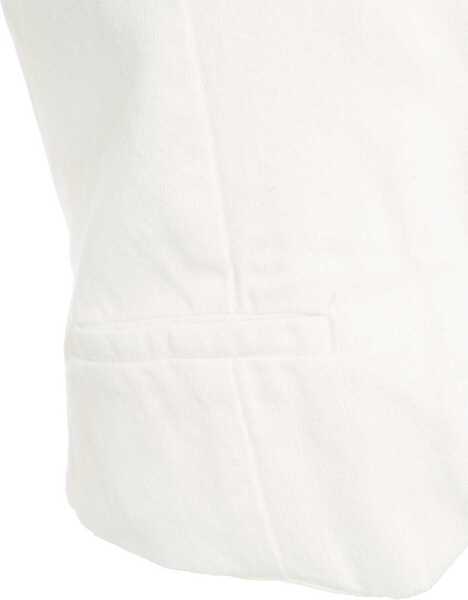 Sacouri office Liu Jo Vest in tencel White Femei (BM 17287000) 5