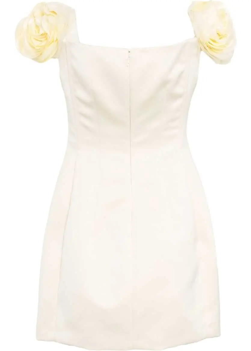 Rochii scurte Elisabetta Franchi Duchesse mini dress Beige Femei (BM 17287018) 3