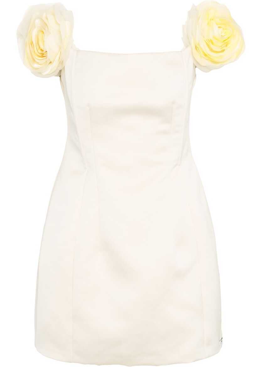 Rochii scurte Elisabetta Franchi Duchesse mini dress Beige Femei (BM 17287018) 1