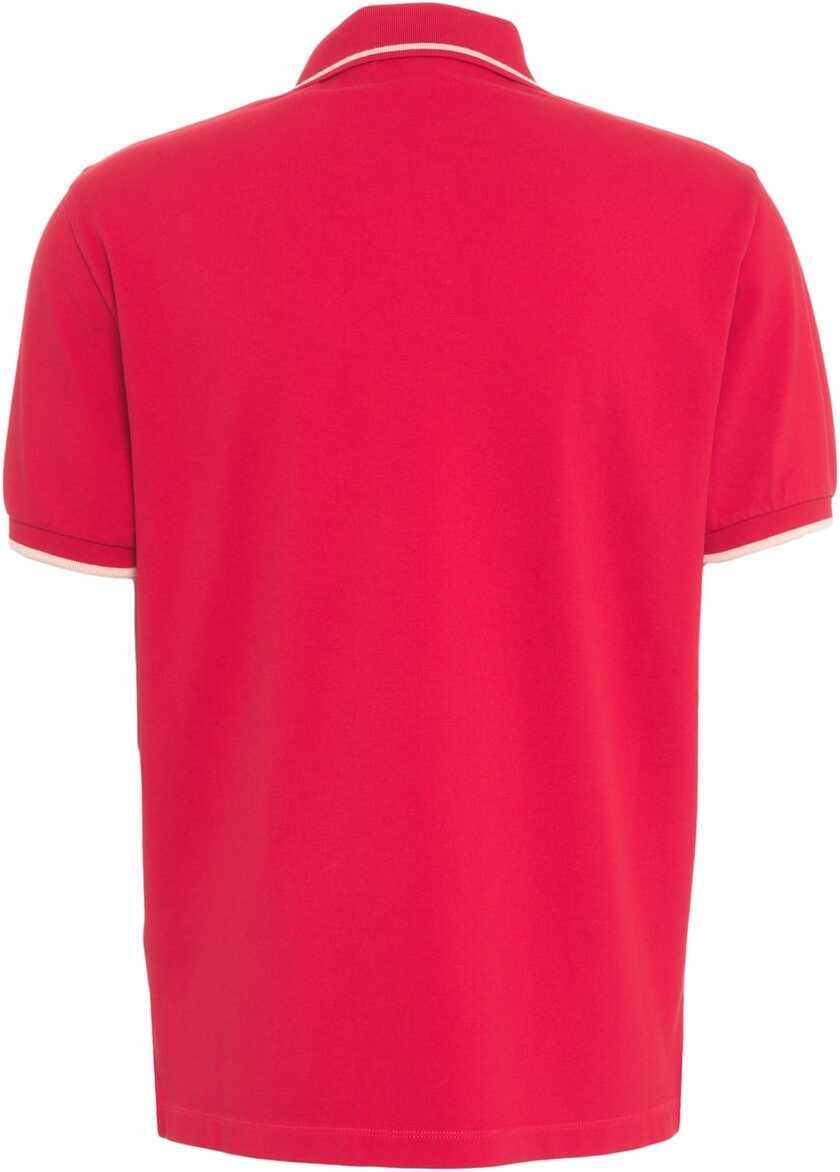 Tricouri Polo Jacob Cohen Polo shirt with logo embroidery Red Barbati (BM 17287021) 3