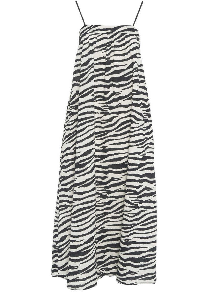 Rochii lungi 8PM Animal print dress Hermitage Black Femei (BM 17287036) 2