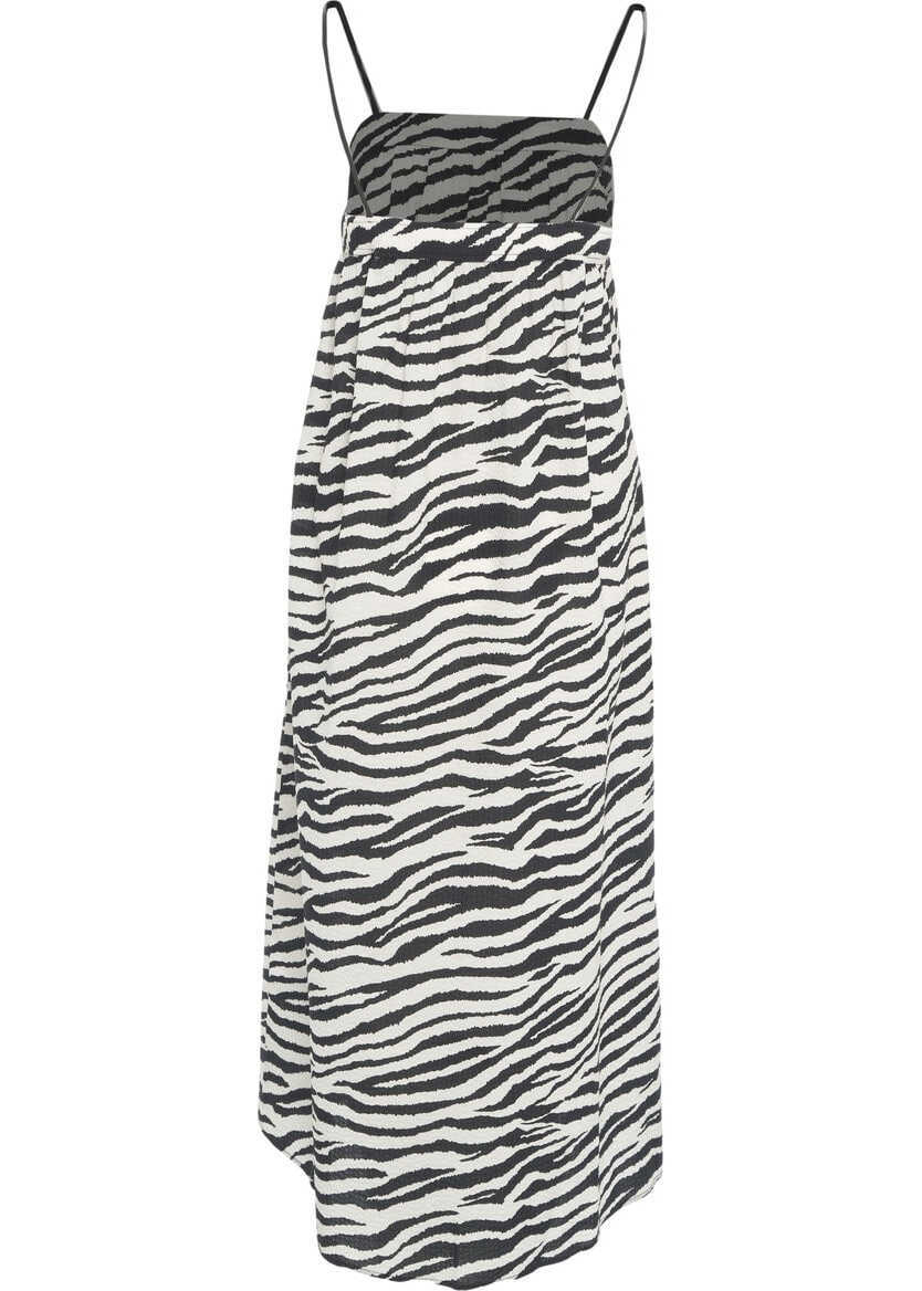 Rochii lungi 8PM Animal print dress Hermitage Black Femei (BM 17287036) 3