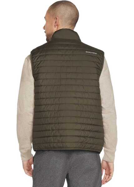 Veste sport SKECHERS GO Shield Altitude Reversible Vest Green Barbati (BM 17287105) 3
