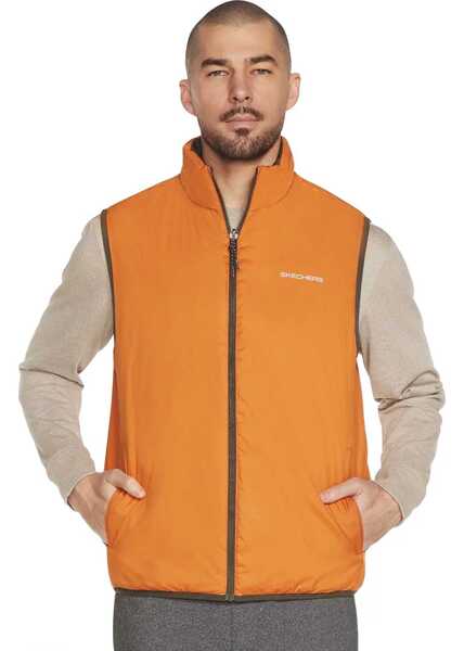 Veste sport SKECHERS GO Shield Altitude Reversible Vest Green Barbati (BM 17287105) 4