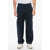 Department Five Solid Color Stretch Cotton E-Motion Pants Blue