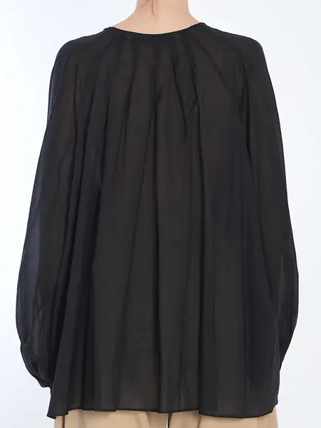 Bluze The Latest Biro Blouse BLACK Femei (BM 17287318) 4