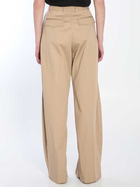 Pantaloni casual The Latest Billie Trousers BEIGE Femei (BM 17287330) 4