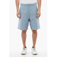 Pantaloni scurti Solid Color American Script Sweat Shorts With Embroidered Lo Barbati