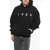 1989 STUDIO Cotton Hoodie With Frontal Embossed Logo Black