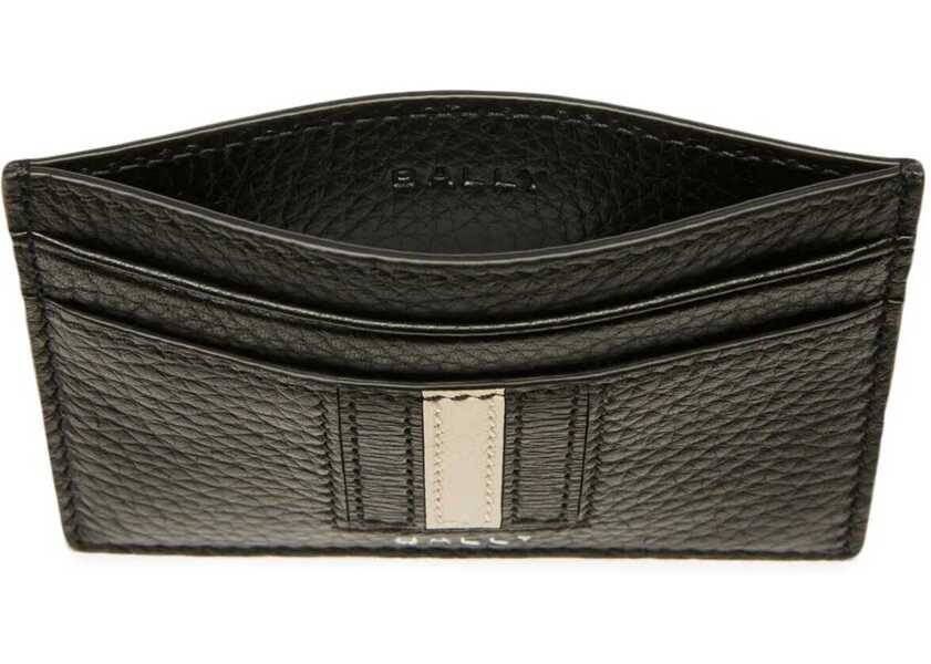 Portofele Bally Card Holder Ribbon BLACK Barbati (BM 17287654) 3