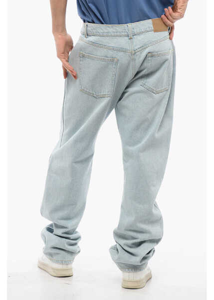 Blugi drepti 1989 STUDIO Straight Leg Saint Honore Jeans With Frontal Print 22Cm Blue Barbati (BM 17287702) 2