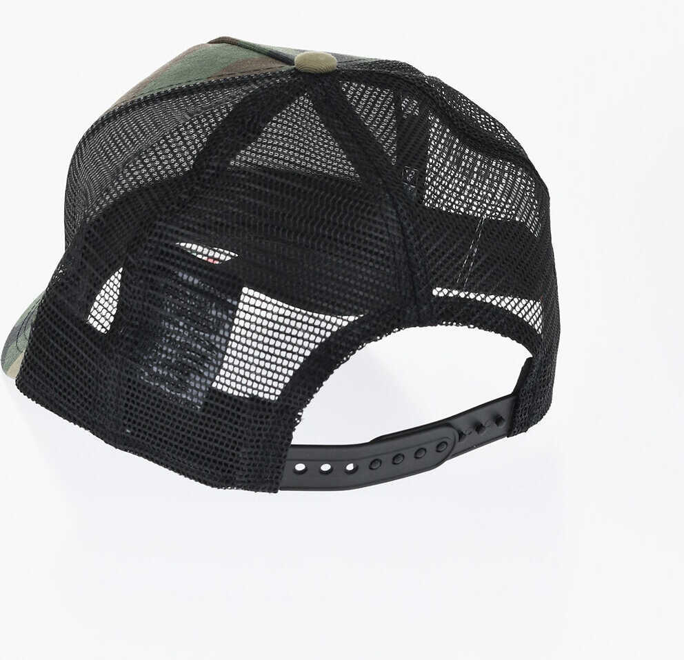 Caciuli New Era Camouflage Motif Trucker New York Cap Military Green Barbati (BM 17287738) 2