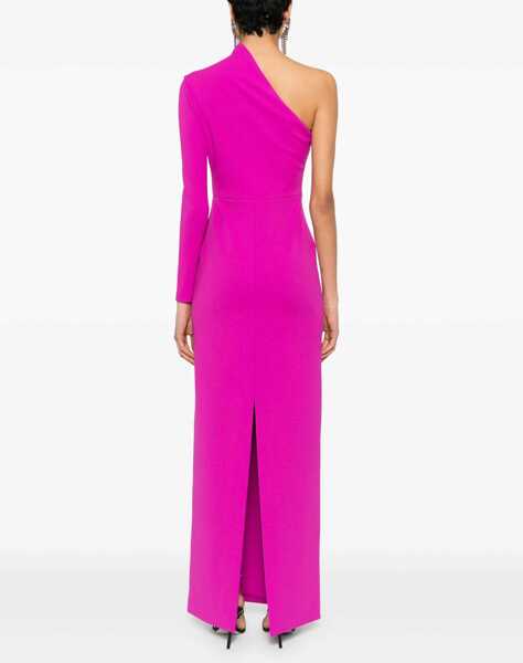 Rochii elegante SOLACE LONDON Joana Long Dress PINK Femei (BM 17287870) 4